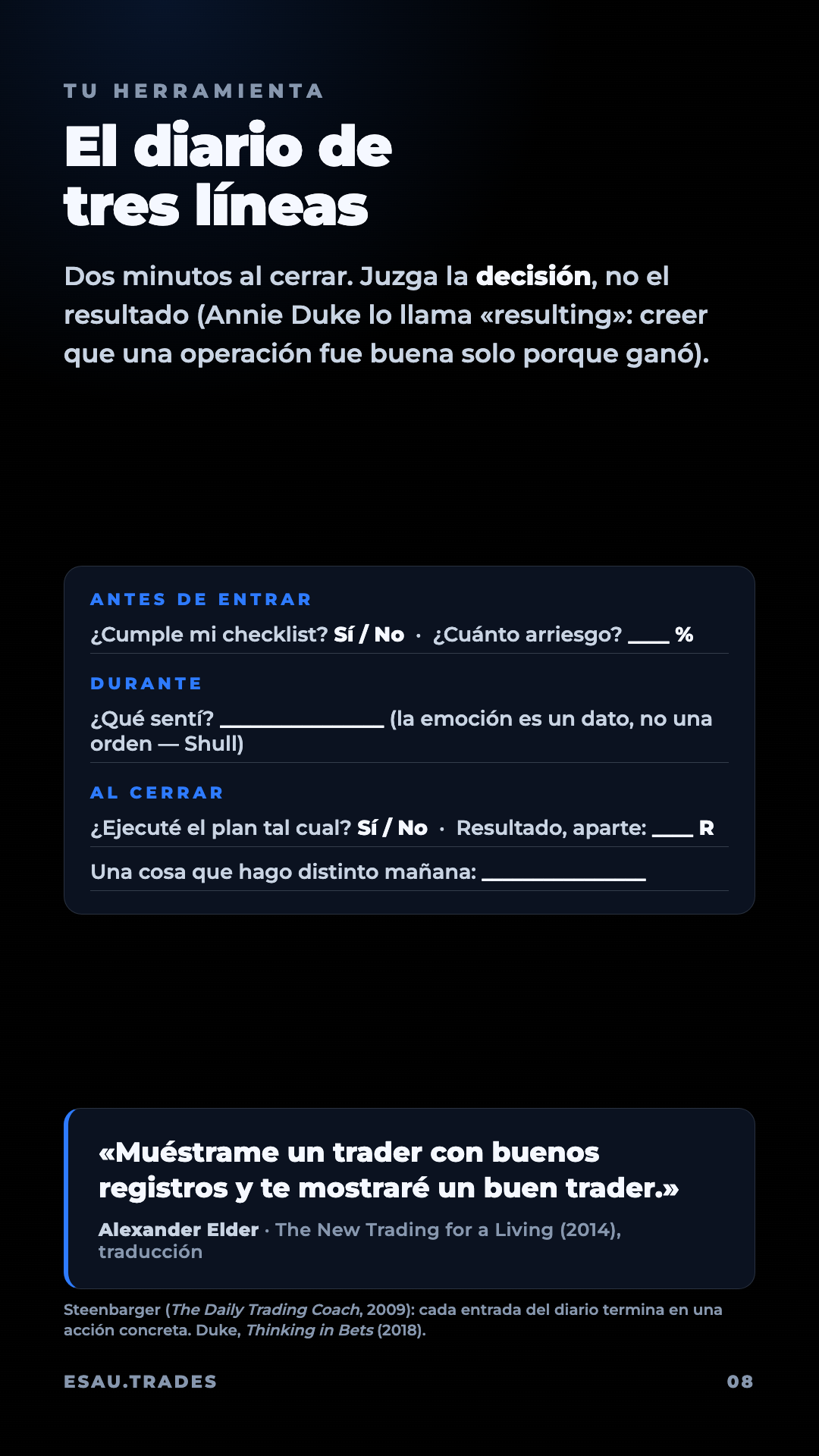 MENTE: sabes lo que tienes que hacer, ¿por qué no lo haces?, página 9